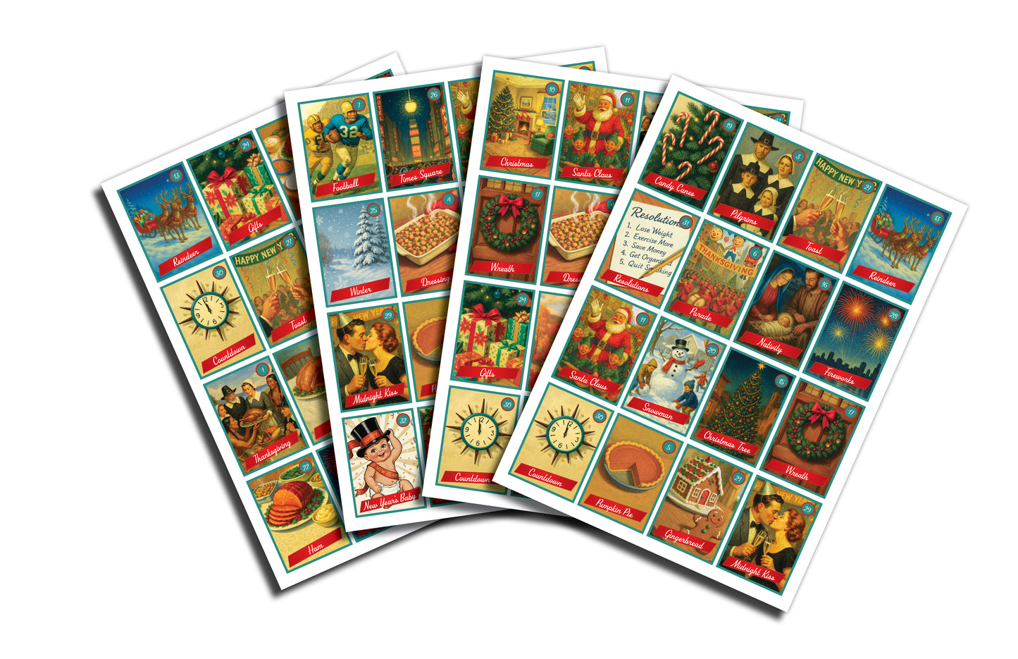 1. Happy Holidays Bingo