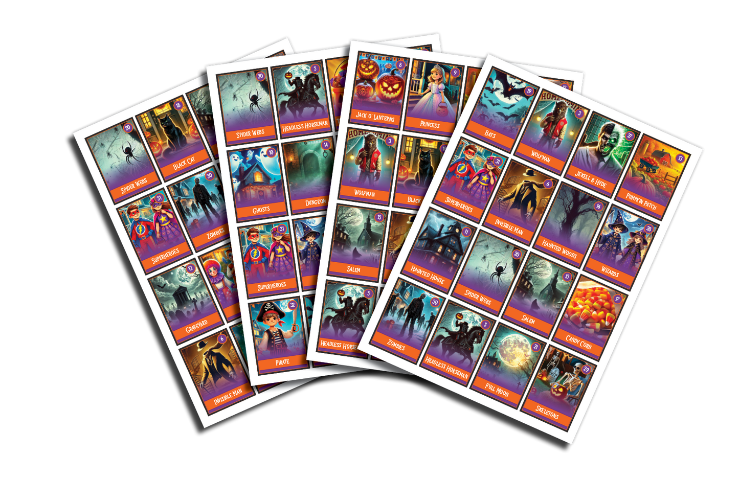 1. Halloween Lotería