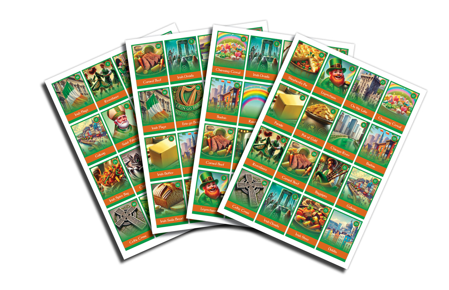 5. St. Patrick’s Day Lotería